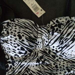 Nwt Jacklyn Smith Tankini Bathing Suit Top sz 16